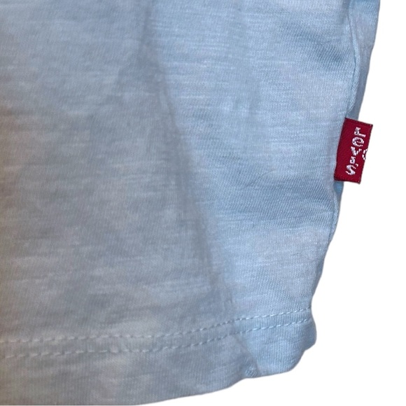 Levi’s Cropped Death Valley Graphic Tee size large sky blue - Picture 5 of 7